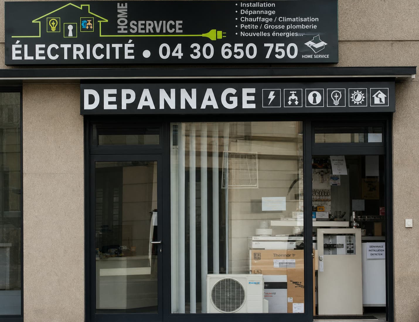 Devanture Atelier 2 Créqui au 117 Rue de Créqui à Lyon 6e
